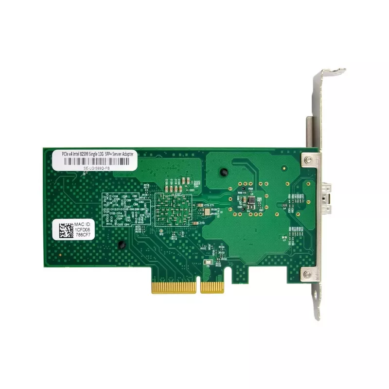 Tinklo plokštė MicroConnect X520-DA1 PCIe x4 – dviejų prievadų 10GbE SFP+