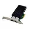 Tinklo plokštė MicroConnect X540-T2 PCIe x4 dviejų prievadų 10GbE