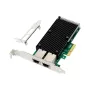Tinklo plokštė MicroConnect X550-T2 PCIe x4 dviejų prievadų 10GbE