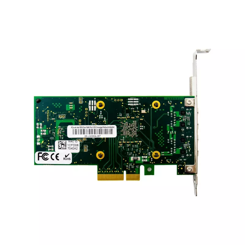 Tinklo plokštė MicroConnect X550-T2 PCIe x4 dviejų prievadų 10GbE