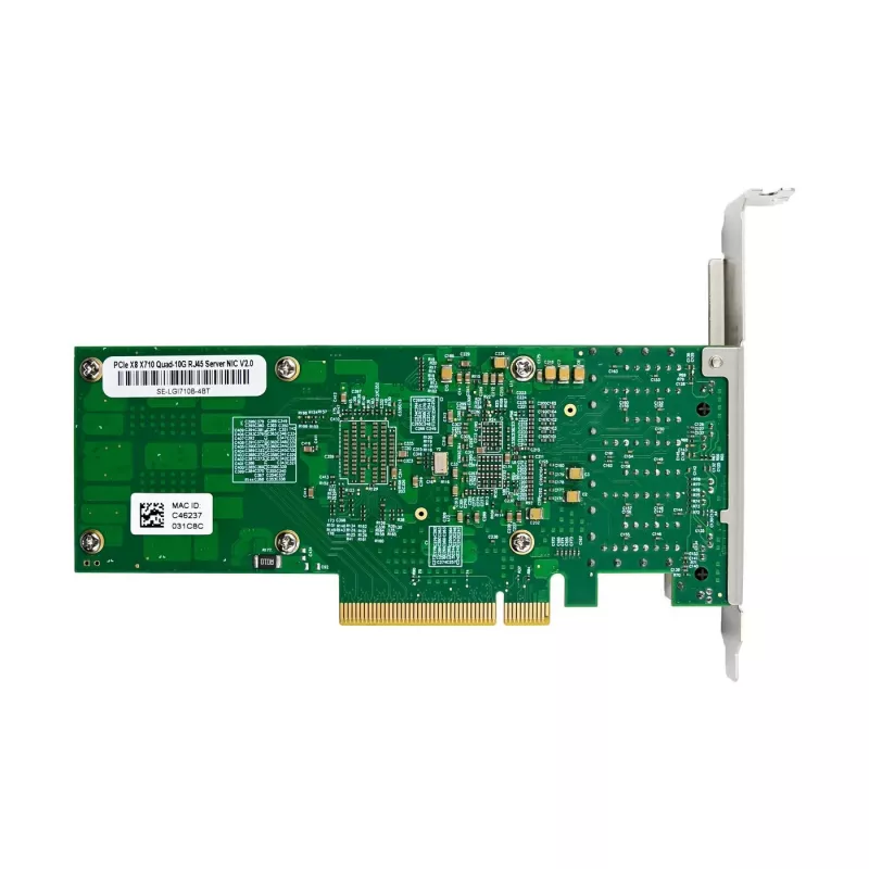 Tinklo plokštė MicroConnect X710-T4 PCIe x8 10GbE 4 prievadai