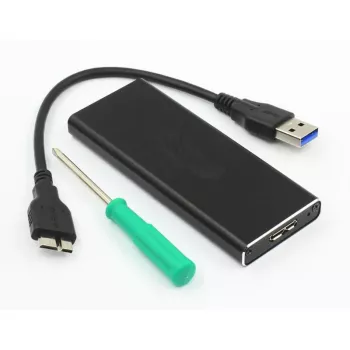 CoreParts MSACSC/USB3.0 išorinis SSD dėklas juodas