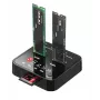 Dokavimo stotelė M.2 SSD su kopijavimo funkcija CoreParts MS-CLONER-M2-SD Juoda USB Type-C