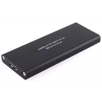 CoreParts MSUB4300 korpusas M.2 SATA diskui, juodas