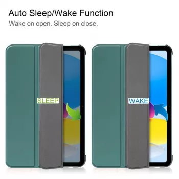 Dėklas Flip CoreParts TABX-IP10-COVER8, skirtas Apple iPad (2022), 27,7 cm (10,9 inch), žalias