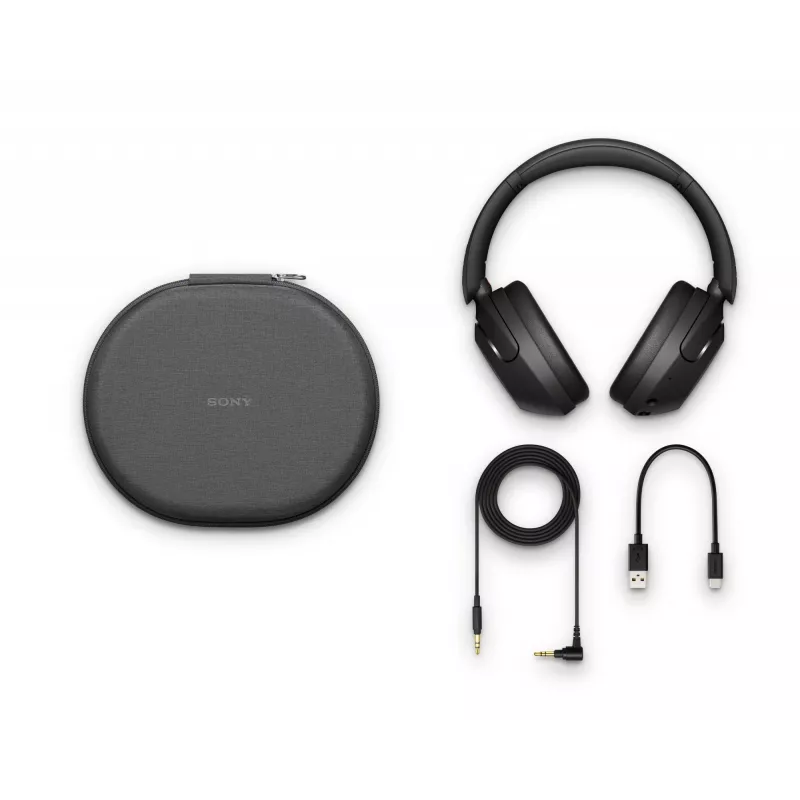 Sony WH-XB910N - Juodos spalvos belaidės ausinės su triukšmo slopinimu