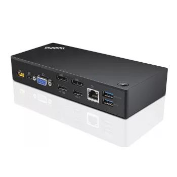 Lenovo ThinkPad USB-C dokas su Ethernet, 90W, juodas