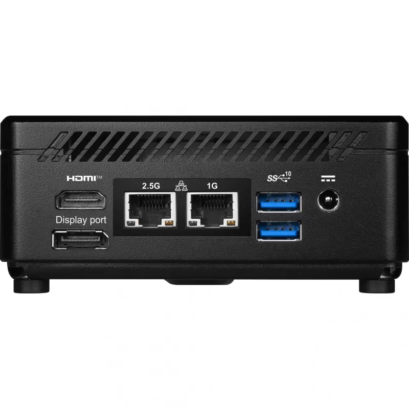 MSI Cubi 5 12M-001EU mini kompiuteris Intel® Core™ i7 i7-1255U 16 GB DDR4-SDRAM 512 GB SSD Windows 11 Pro juodas