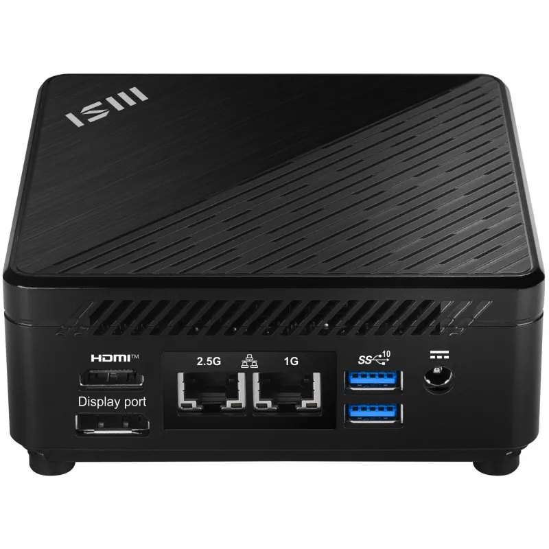 MSI Cubi 5 12M-001EU mini kompiuteris Intel® Core™ i7 i7-1255U 16 GB DDR4-SDRAM 512 GB SSD Windows 11 Pro juodas