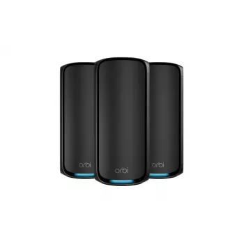 NETGEAR Orbi 970 serijos keturių juostų WiFi 7, 3 vnt. komplektas