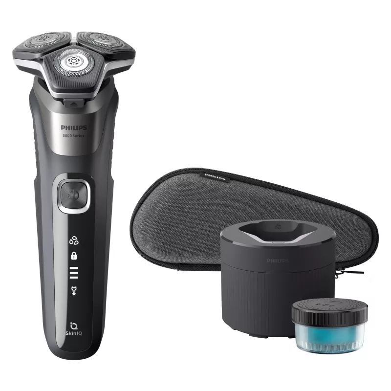 Elektrinis skustuvas Philips SHAVER Series 5000 S5887/50 šlapiam ir sausam skutimuisi su SteelPrecision ašmenimis