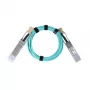 BlueOptics InfiniBand / šviesolaidinis kabelis QSFP56–QSFP56 10 m, Aqua