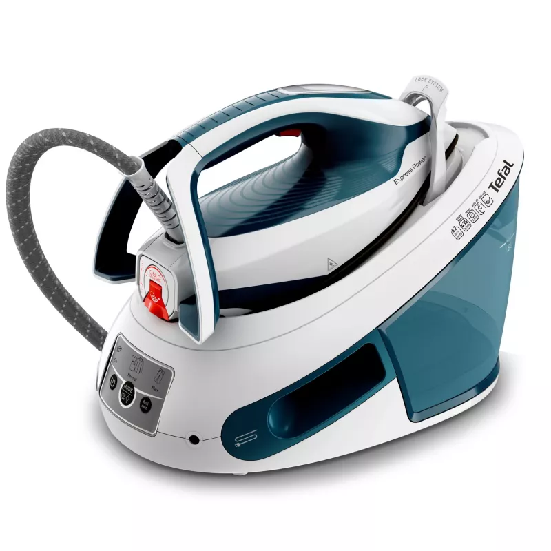 Garų generatorius Tefal Express Power SV8111 1,8 L Durilium AirGlide Autoclean padas Mėlyna, Balta
