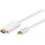 Microconnect MDPHDMI3 vaizdo kabelio adapteris 3 m Mini DisplayPort į HDMI baltas