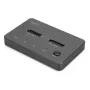 Išorinė NVMe M.2 SSD klonavimo stotelė DIGITUS DA-71545-1, USB 3.1 Gen2 Type-C, palaiko 2 M.2 diskus, juoda