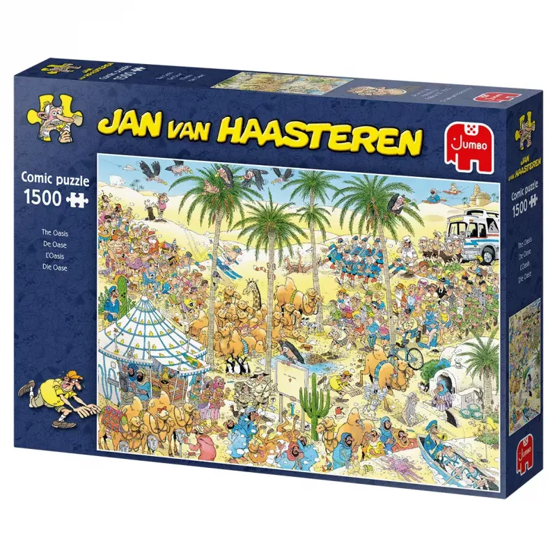 Jumbo dėlionė Jan van Haasteren Oazė – 1500 detalių, 900×600 mm