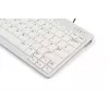 BakkerElkhuizen UltraBoard 950 V2 DE Qwertz, laidas, USB, žirkliniai jungikliai, QWERTZ, tamsiai pilka, šviesiai pilka