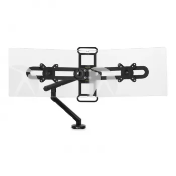 BakkerElkhuizen BE Universal Crossbar, 8 kg, 43,2 cm (17 col.), 88,9 cm (35 col.), 100 x 100 mm, reguliuojamas aukštis, juoda