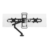 BakkerElkhuizen BE Universal Crossbar, 8 kg, 43,2 cm (17 col.), 88,9 cm (35 col.), 100 x 100 mm, reguliuojamas aukštis, juoda