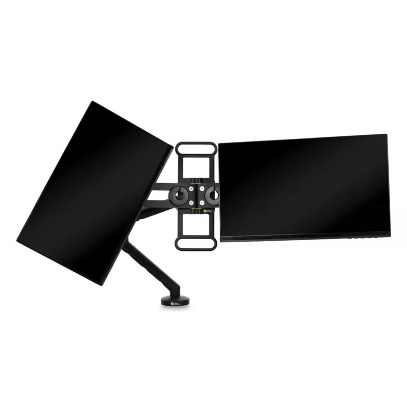 BakkerElkhuizen BE Universal Crossbar, 8 kg, 43,2 cm (17 col.), 88,9 cm (35 col.), 100 x 100 mm, reguliuojamas aukštis, juoda