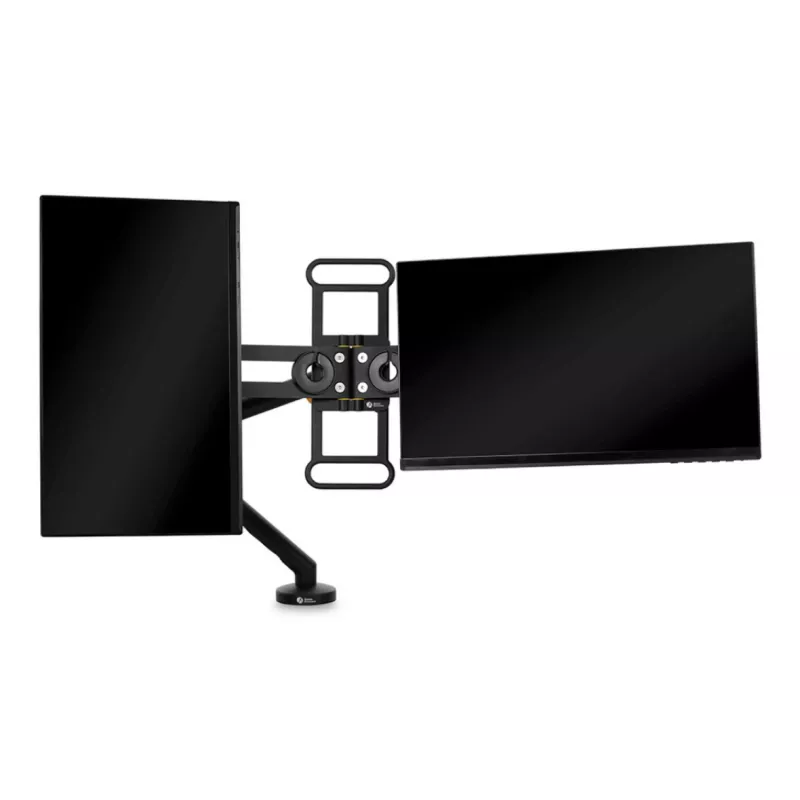 BakkerElkhuizen BE Universal Crossbar, 8 kg, 43,2 cm (17 col.), 88,9 cm (35 col.), 100 x 100 mm, reguliuojamas aukštis, juoda