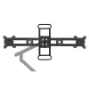 BakkerElkhuizen BE Universal Crossbar, 8 kg, 43,2 cm (17 col.), 88,9 cm (35 col.), 100 x 100 mm, reguliuojamas aukštis, juoda