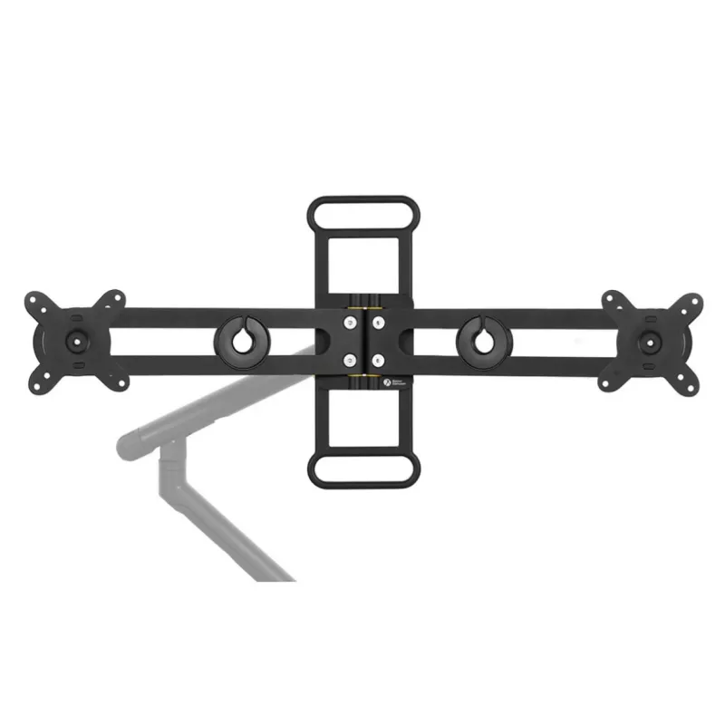 BakkerElkhuizen BE Universal Crossbar, 8 kg, 43,2 cm (17 col.), 88,9 cm (35 col.), 100 x 100 mm, reguliuojamas aukštis, juoda