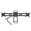 BakkerElkhuizen BE Universal Crossbar, 8 kg, 43,2 cm (17 col.), 88,9 cm (35 col.), 100 x 100 mm, reguliuojamas aukštis, juoda