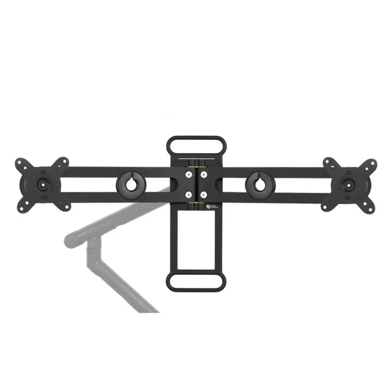 BakkerElkhuizen BE Universal Crossbar, 8 kg, 43,2 cm (17 col.), 88,9 cm (35 col.), 100 x 100 mm, reguliuojamas aukštis, juoda