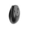 BakkerElkhuizen Handshake Mouse Right – vertikali pelė dešinei rankai, belaidė RF + Bluetooth + USB Type-C, 6400 DPI, juoda/pilka