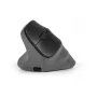BakkerElkhuizen PRF Pro pelė kairiarankiams, vertikali, optinė, RF belaidė + Bluetooth + USB Type-C, 2400 DPI, juoda, pilka