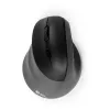 BakkerElkhuizen PRF Pro pelė kairiarankiams, vertikali, optinė, RF belaidė + Bluetooth + USB Type-C, 2400 DPI, juoda, pilka