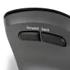 BakkerElkhuizen PRF Pro pelė kairiarankiams, vertikali, optinė, RF belaidė + Bluetooth + USB Type-C, 2400 DPI, juoda, pilka