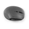 BakkerElkhuizen MidWay pelė kairiarankiams, vertikali, optinė, RF Bluetooth + USB Type-C, 2400 DPI, pilka, juoda