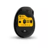 BakkerElkhuizen MidWay pelė dešinei rankai, vertikalaus dizaino, optinė, RF Wireless + Bluetooth + USB Type-C, 2400 DPI, pilka, juoda
