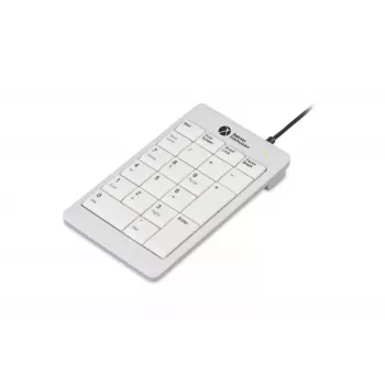 BakkerElkhuizen UltraBoard 955 V2 Numeric skaičių klaviatūra, USB, 22 klavišai, nešiojamam / stacionariam kompiuteriui, 1,5 m laidas, tamsiai pilka, šviesiai pilka