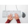BakkerElkhuizen UltraBoard 955 V2 Numeric skaičių klaviatūra, USB, 22 klavišai, nešiojamam / stacionariam kompiuteriui, 1,5 m laidas, tamsiai pilka, šviesiai pilka