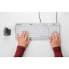 BakkerElkhuizen UltraBoard 955 V2 Numeric skaičių klaviatūra, USB, 22 klavišai, nešiojamam / stacionariam kompiuteriui, 1,5 m laidas, tamsiai pilka, šviesiai pilka