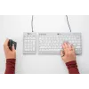 BakkerElkhuizen UltraBoard 955 V2 Numeric skaičių klaviatūra, USB, 22 klavišai, nešiojamam / stacionariam kompiuteriui, 1,5 m laidas, tamsiai pilka, šviesiai pilka