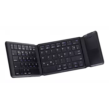 InLine 55379B klaviatūra belaidė Bluetooth universali QWERTZ vokiška juoda