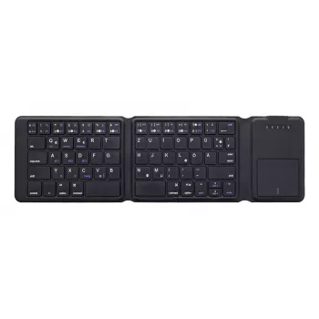 InLine 55379B klaviatūra belaidė Bluetooth universali QWERTZ vokiška juoda