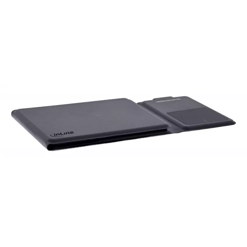 InLine 55379B klaviatūra belaidė Bluetooth universali QWERTZ vokiška juoda