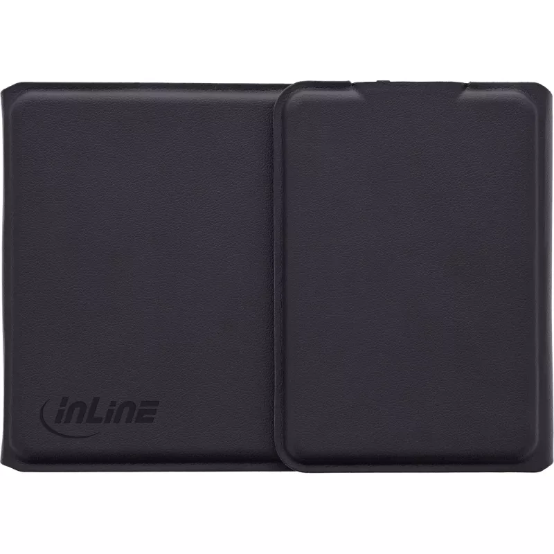 InLine 55379B klaviatūra belaidė Bluetooth universali QWERTZ vokiška juoda