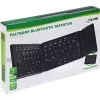 InLine 55379B klaviatūra belaidė Bluetooth universali QWERTZ vokiška juoda