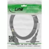 InLine 16933L maitinimo laidas, juodas, 3 m, IEC C13 (užrakinamas) – IEC C14