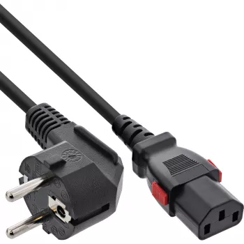 InLine 16955L maitinimo laidas juodas 5 m IEC C13 CEE7/7