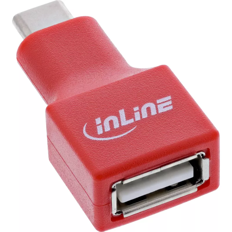 InLine 31651 USB duomenų blokatorius su USB-C kištuku ir USB-A lizdu, 5 V 1,5 A