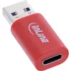 InLine 31652 USB duomenų blokatorius su USB-A kištuku ir USB-C lizdu, 5 V 1,5 A