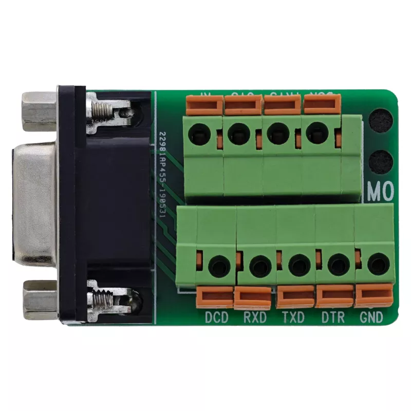 InLine 92501A gnybtų blokas / D-Sub 9 kištukas juodas, žalias