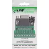 InLine 92501C Jungtis Terminal Block / D-Sub 9, Juoda, Žalia